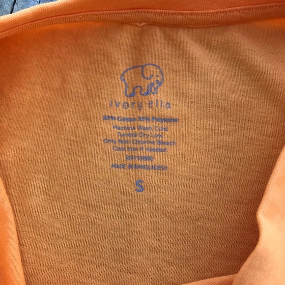 Ivory Ella Orange Tank Top - Picture 5 of 7